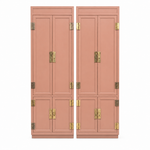 08219 Henredon two-piece vintage hutch set — Ashland
