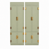 08219 Henredon two-piece vintage hutch set — Avery