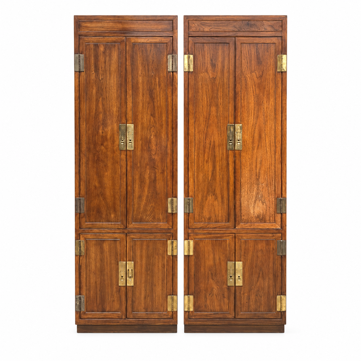 08219 Henredon two-piece vintage hutch set — clean