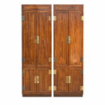 08219 Henredon two-piece vintage hutch set — clean