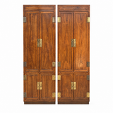 08219 Henredon two-piece vintage hutch set — clean