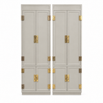 08219 Henredon two-piece vintage hutch set — Framed