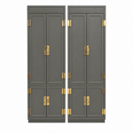 08219 Henredon two-piece vintage hutch set — Hepburn