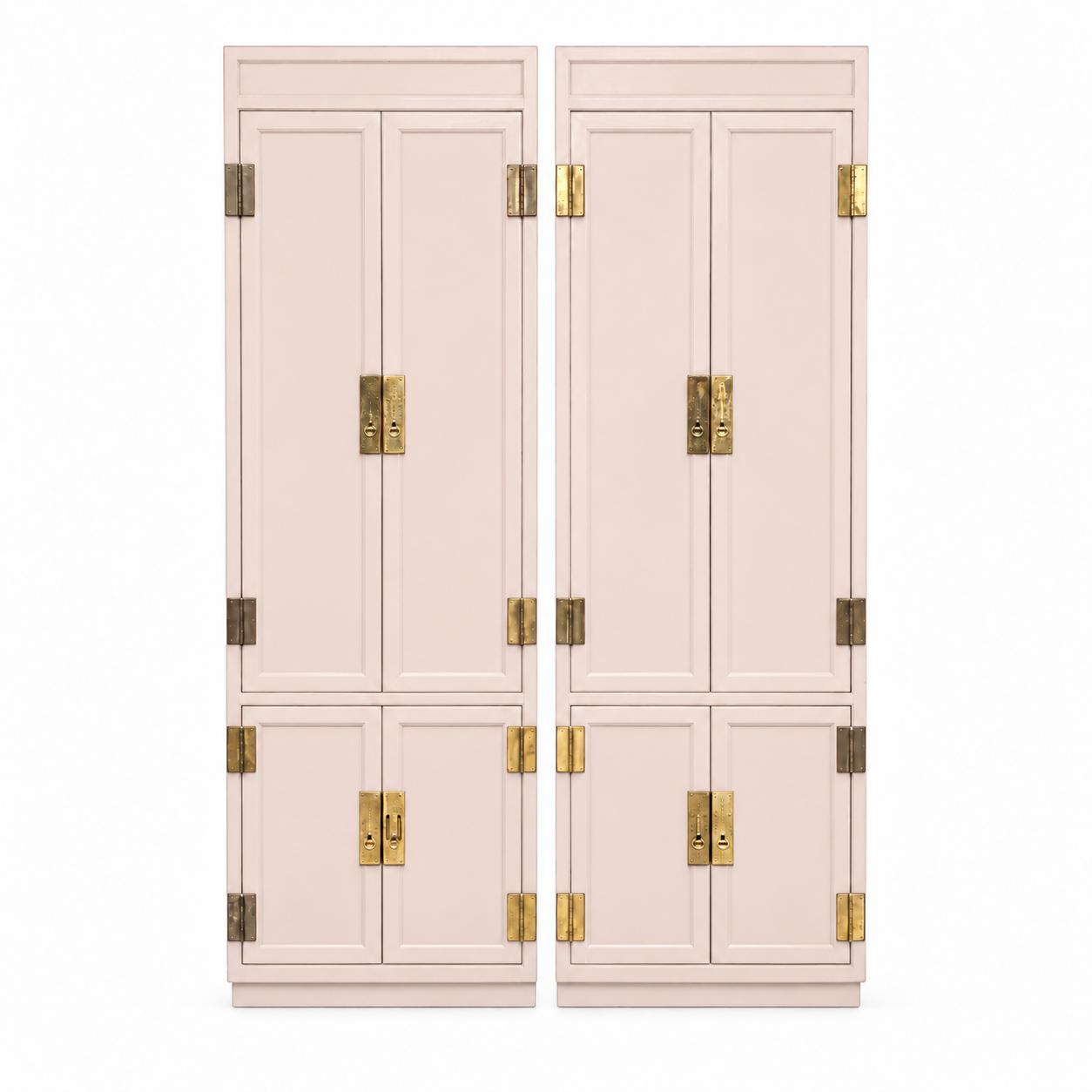 08219 Henredon two-piece vintage hutch set — Pointe