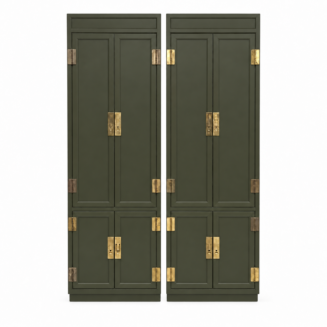 08219 Henredon two-piece vintage hutch set — Spade