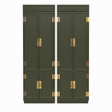 08219 Henredon two-piece vintage hutch set — Spade