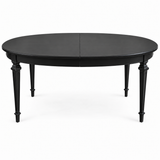 Vintage dining table #08354 — Black