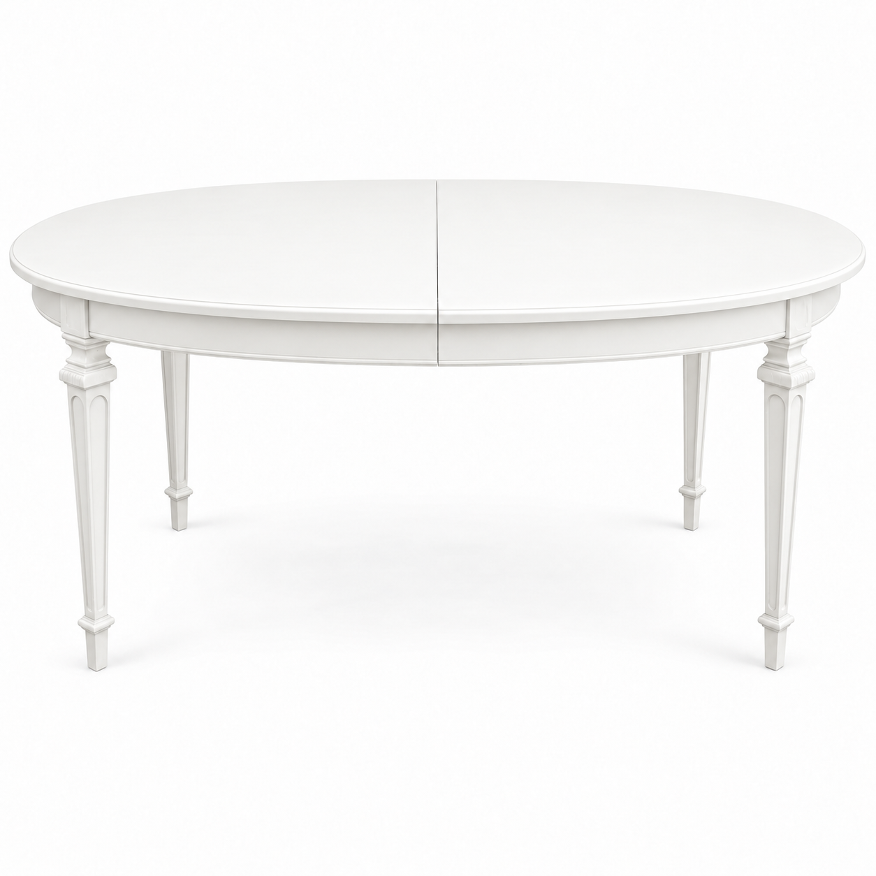 Vintage dining table #08354 — White