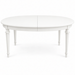 Vintage dining table #08354 — White