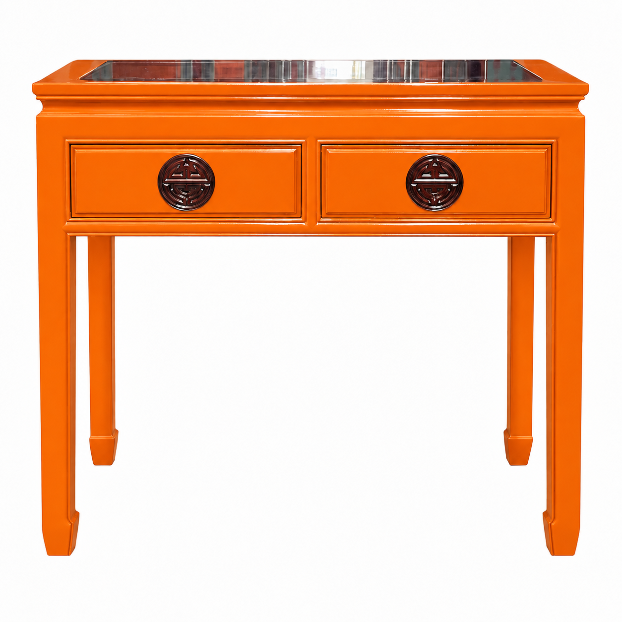Vintage table #08423 — Electric Orange