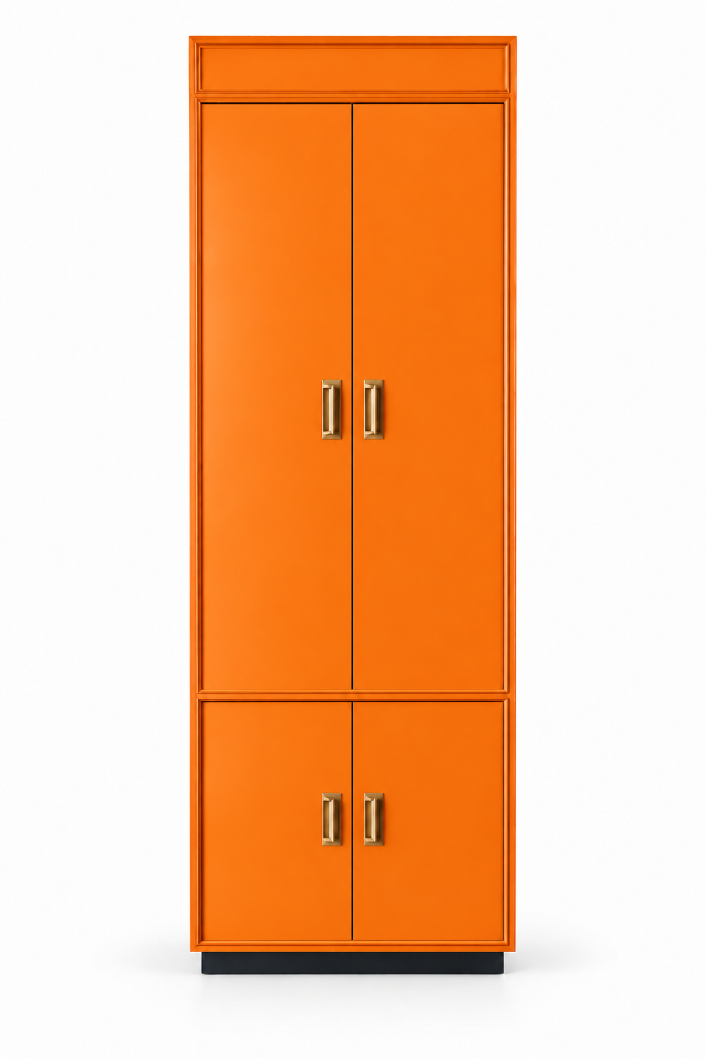 Henredon hutch #08452 — Electric Orange