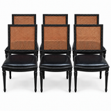 Vintage chair set #08475 — Black