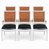Vintage chair set #08475 — White
