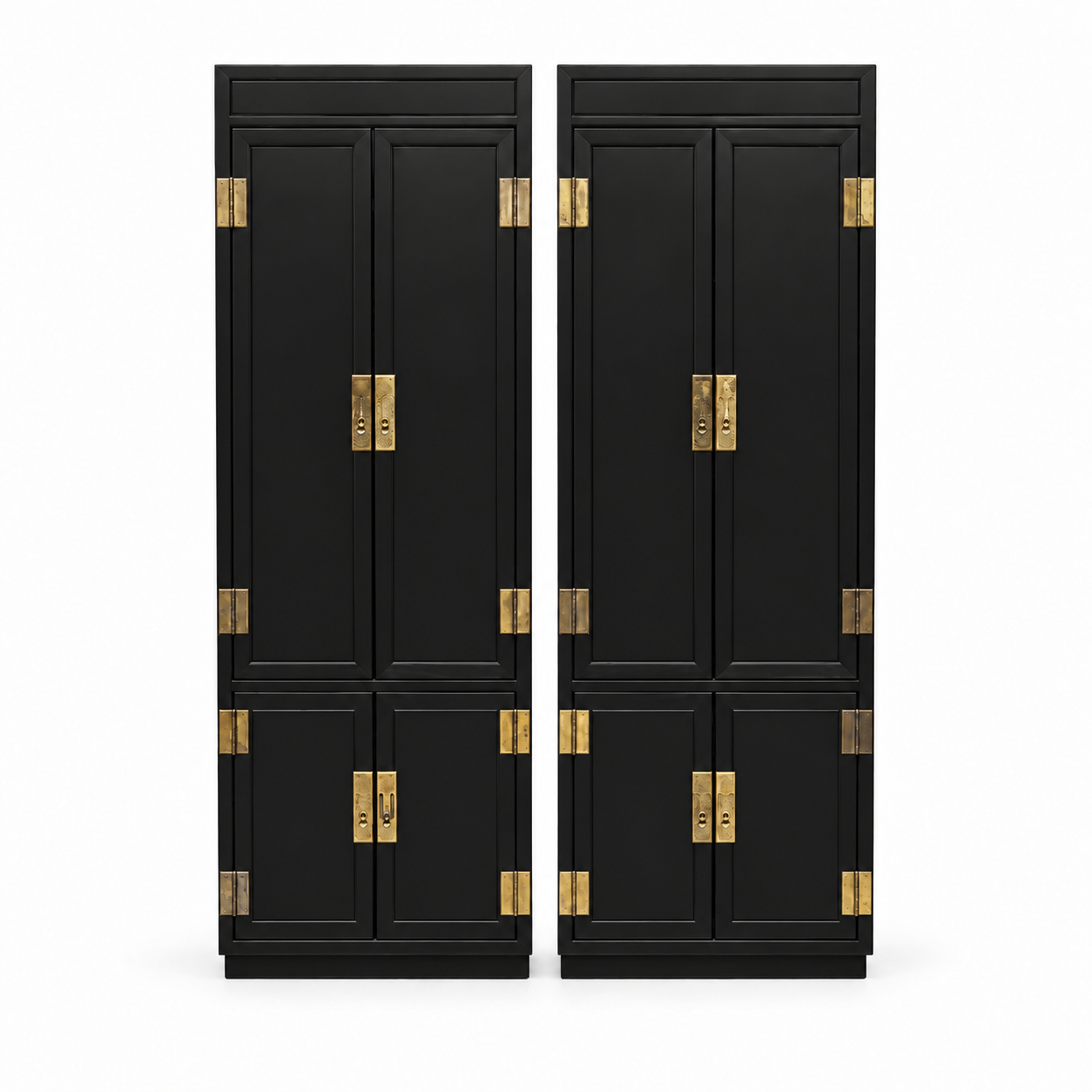 Henredon hutch set #08516 — Black