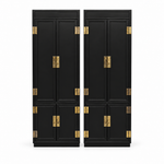 Henredon hutch set #08516 — Black