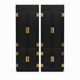 Henredon hutch set #08516 — Black