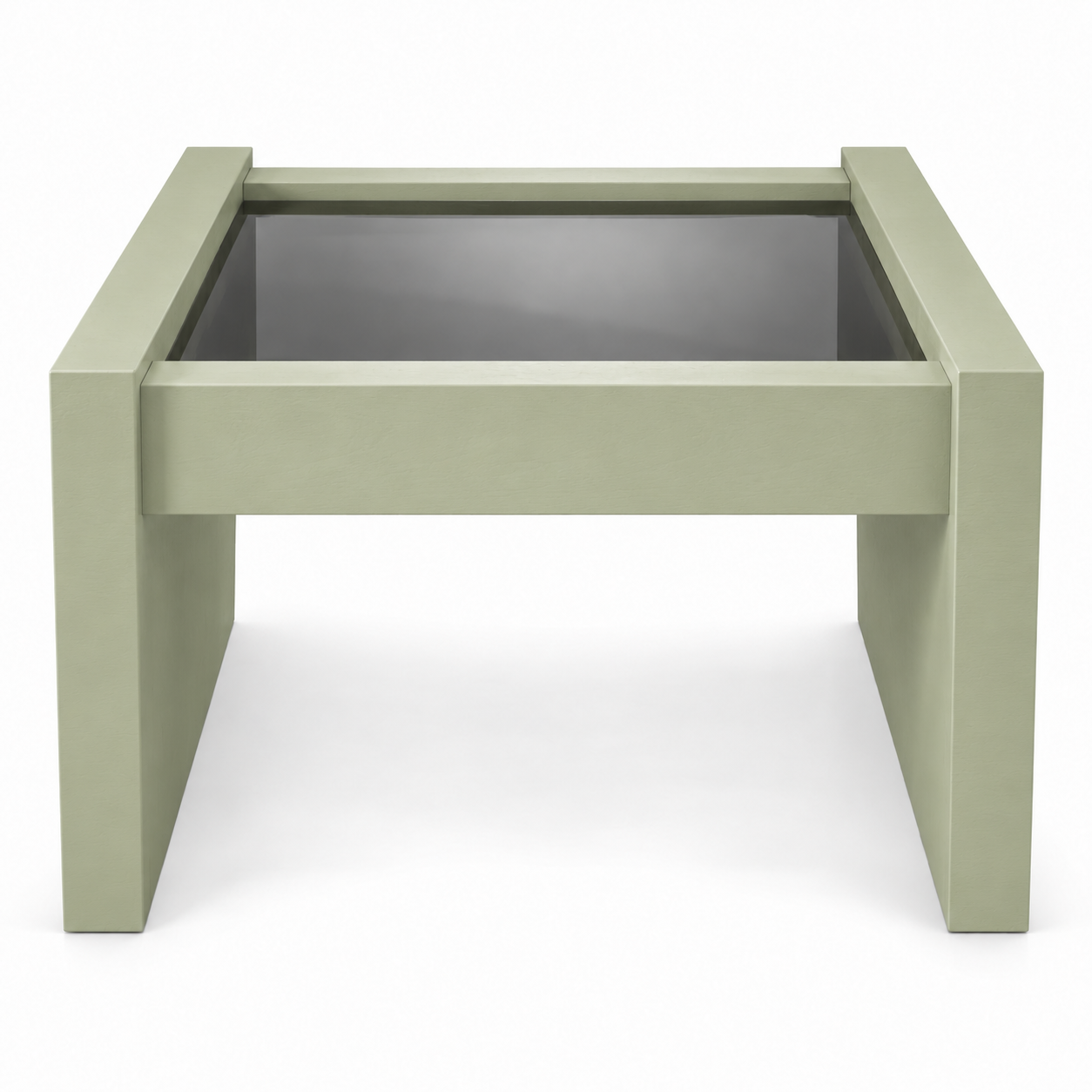 Vintage coffee table #08715 — Avery preview; original smoked glass preserved