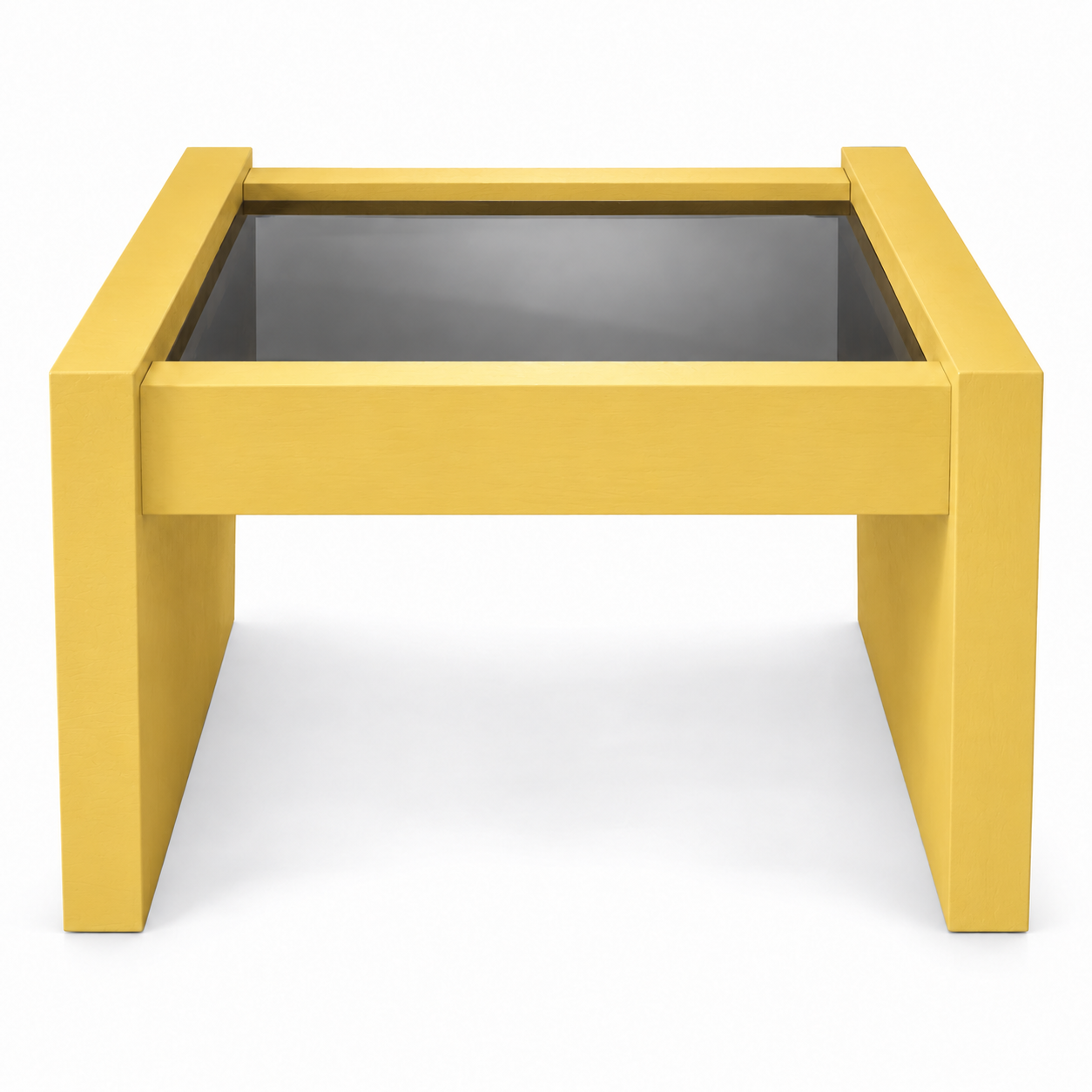 Vintage coffee table #08715 — Cali preview; original smoked glass preserved