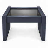 Vintage coffee table #08715 — Hamilton preview; original smoked glass preserved