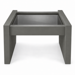 Vintage coffee table #08715 — Hepburn preview; original smoked glass preserved