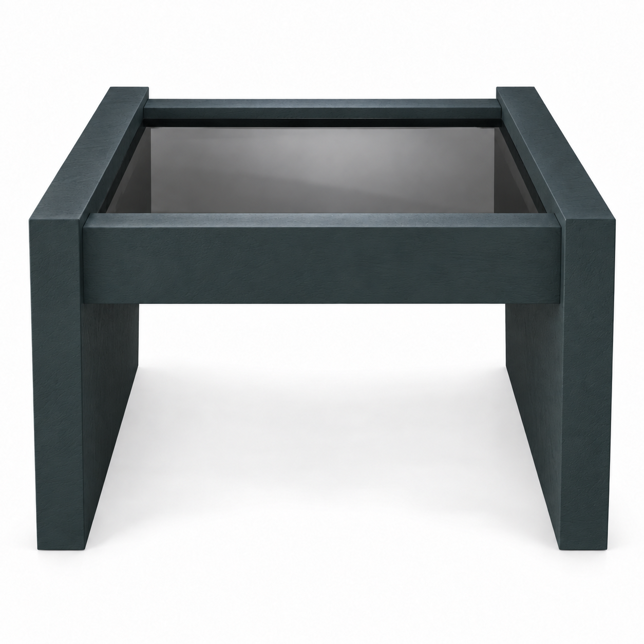 Vintage coffee table #08715 — Hunter preview; original smoked glass preserved