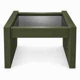 Vintage coffee table #08715 — Spade preview; original smoked glass preserved