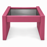 Vintage coffee table #08715 — Stiletto preview; original smoked glass preserved