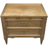 25" Unfinished 2 Drawer American Of Martinsville Vintage Nightstand Set of 2 #08773