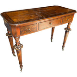 39" Unfinished 3 Drawer Vintage Console #08790