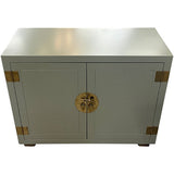 39" Finished Avery Satin 2 Door Henredon Vintage Buffet #08791