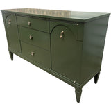 54" Finished 2 Door 3 Drawer Vintage Buffet #08935