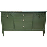 54" Finished 2 Door 3 Drawer Vintage Buffet #08935