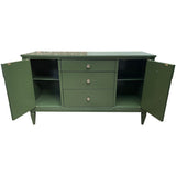 54" Finished 2 Door 3 Drawer Vintage Buffet #08935