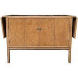 43.5"-66" Unfinished 2 Door Vintage Bar Cart #08812