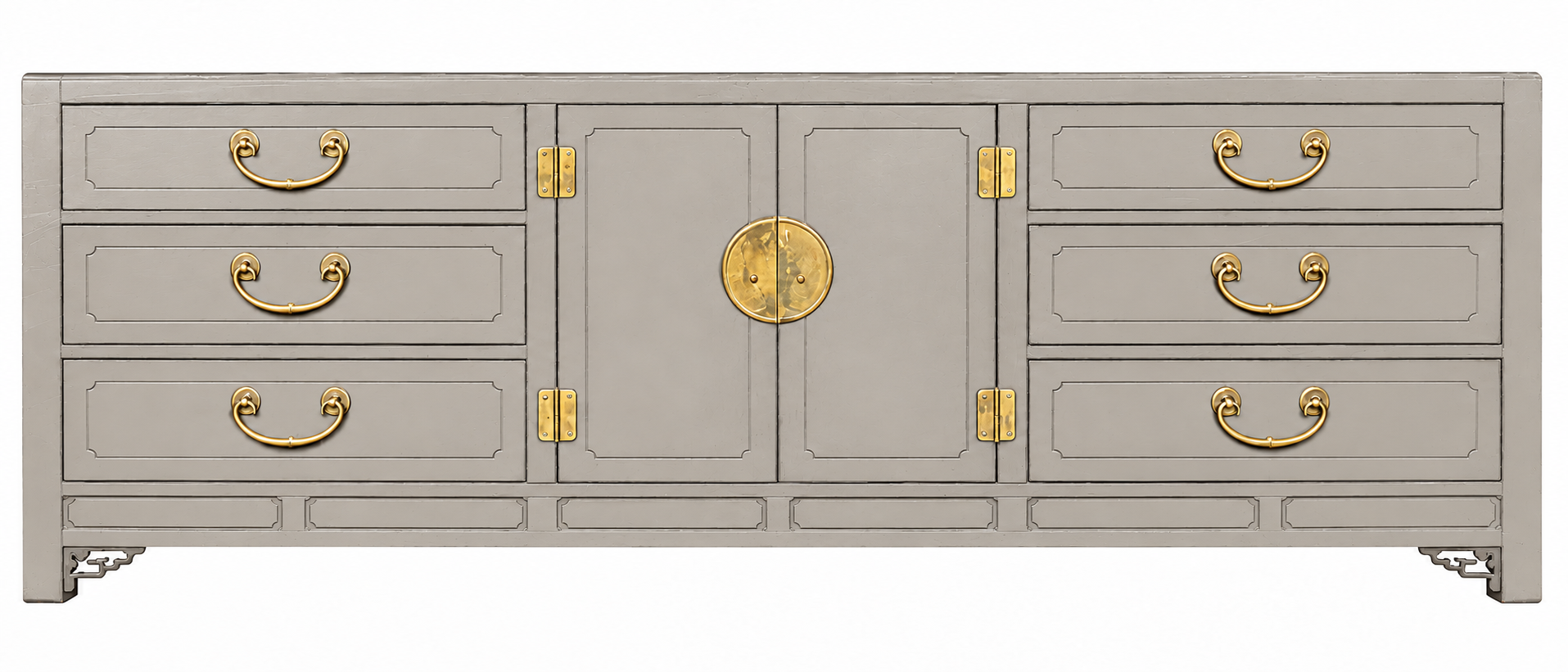 White Fine Furniture buffet #08865 — framed