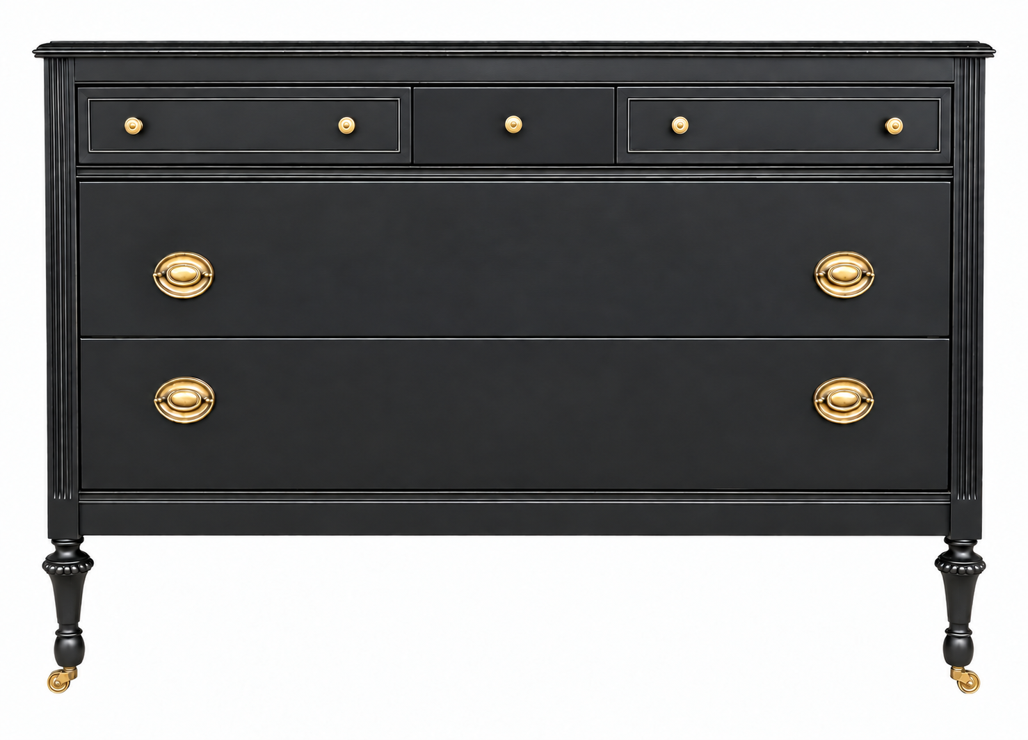 Vintage dresser #08905 — Black