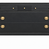 Vintage dresser #08905 — Black