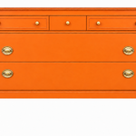 Vintage dresser #08905 — Electric Orange