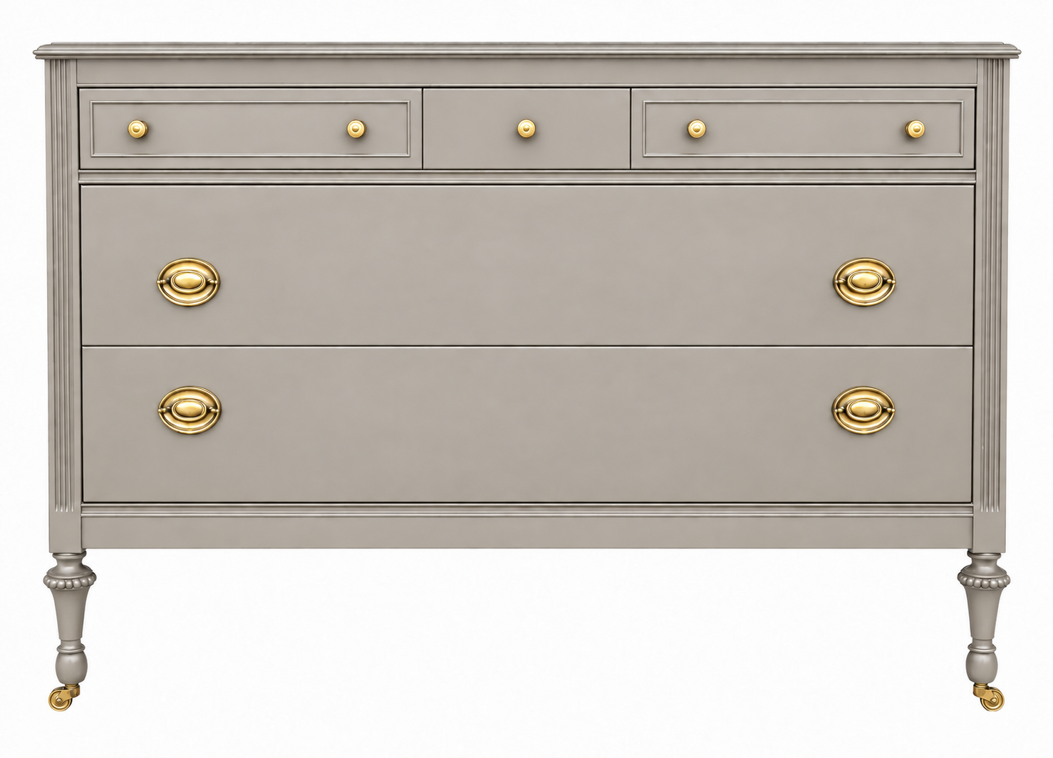 Vintage dresser #08905 — Framed