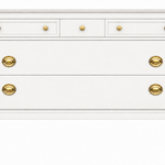 Vintage dresser #08905 — White