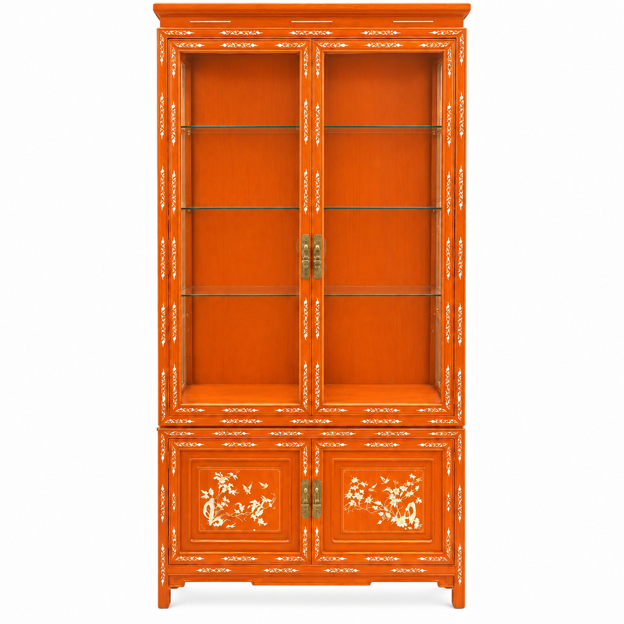 08933 Electric Orange vintage hutch