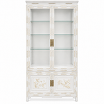 08933 White vintage hutch
