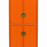 Vintage hutch #08980 — electric-orange