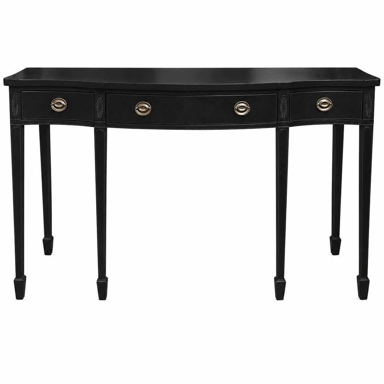 Baker vintage console table #08981 — black