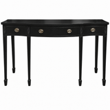 Baker vintage console table #08981 — black