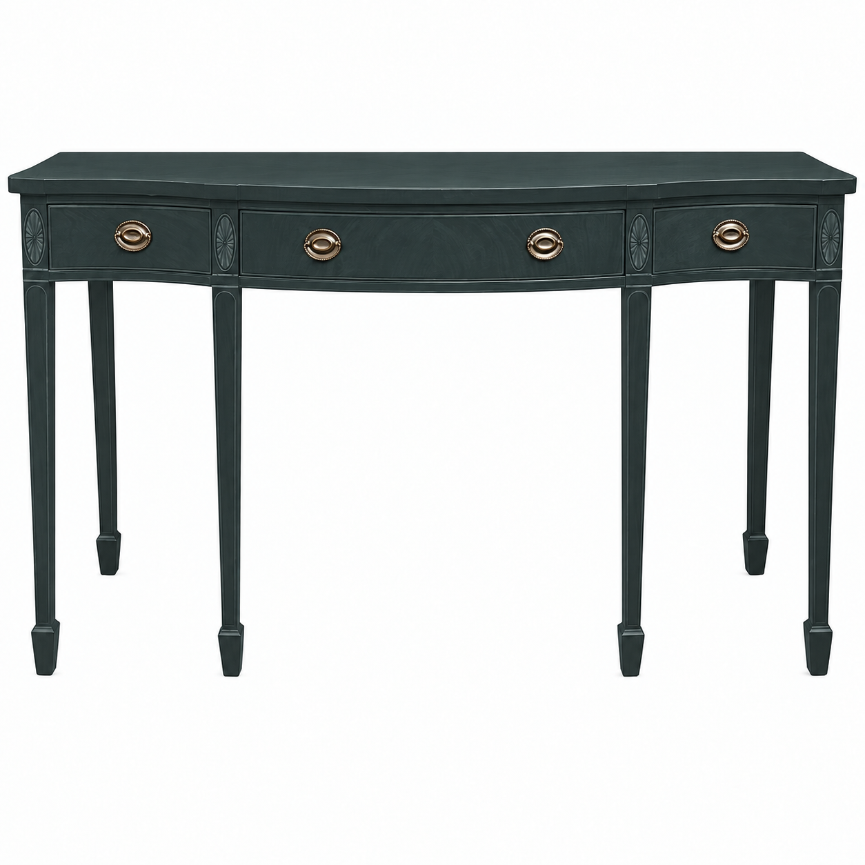 Baker vintage console table #08981 — hunter