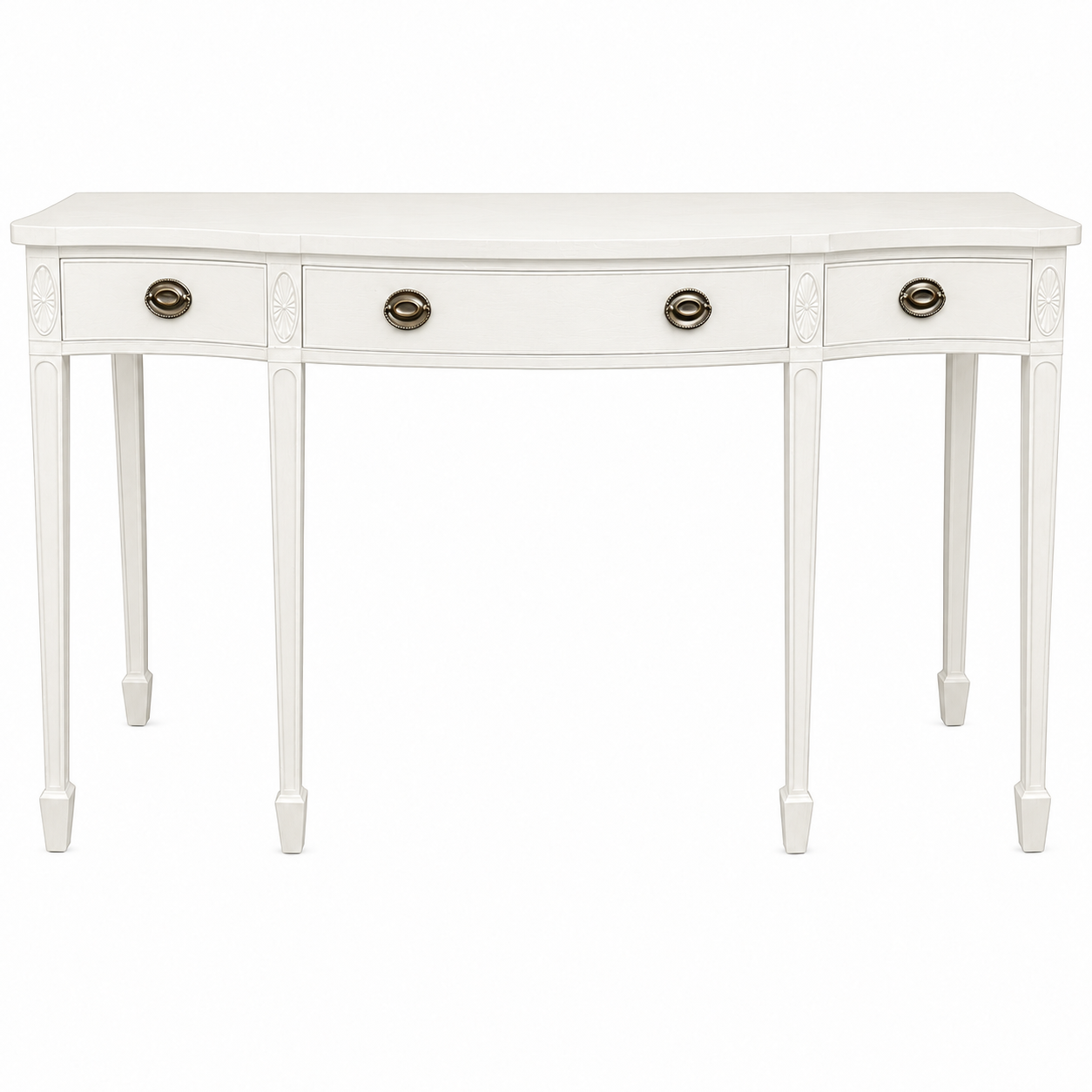 Baker vintage console table #08981 — white