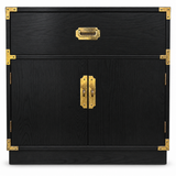 Bernhardt vintage buffet #08982 — black