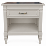 Vintage single nightstand #08983 — framed