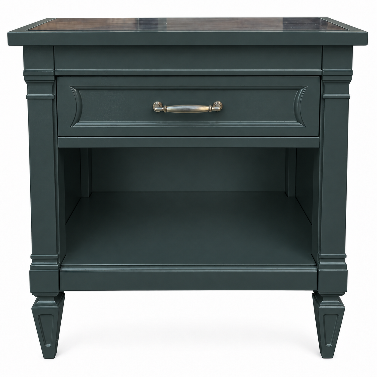 Vintage single nightstand #08983 — hunter